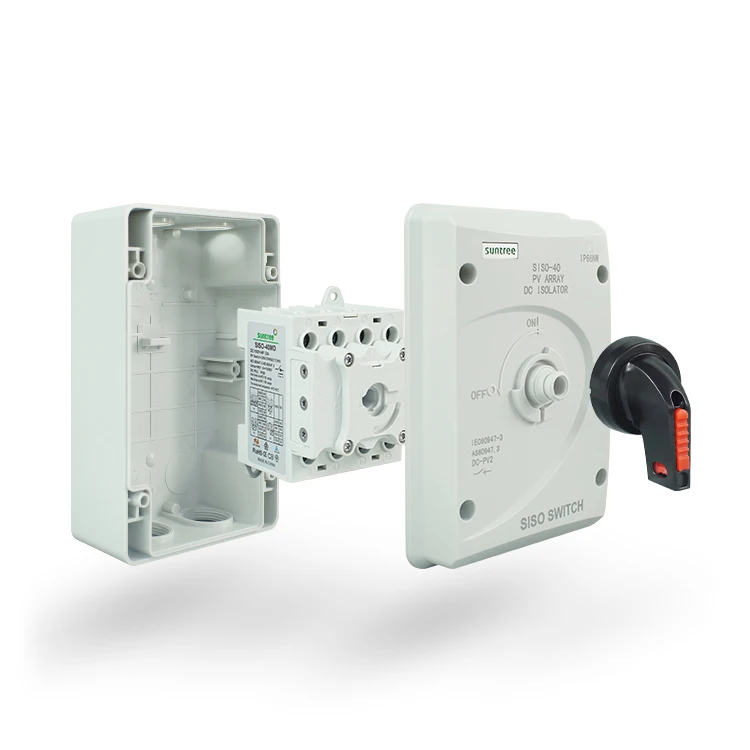 Водонепроницаемый изоляционный переключатель DC550V / DV1000V SISO для солнечной энергетической системы класс защиты