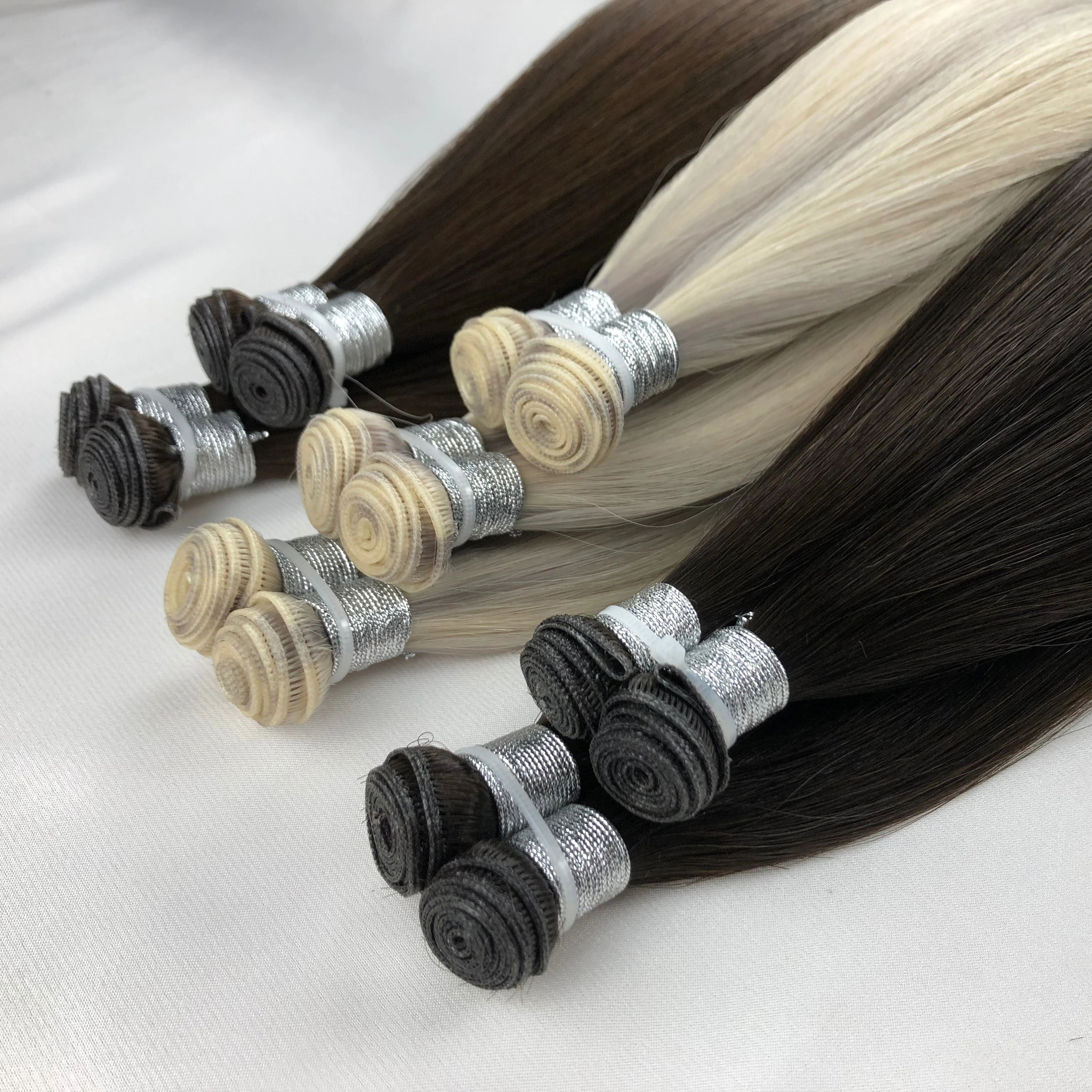Ruikang Genius Weft Cheap Price 100%Virgin Human Hair Weft In Hair Extensions
