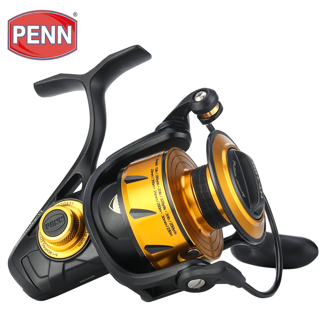 100% Original PENN SPINFISHER V 5 SSV SSVI 6 Spinning Reel Saltwater Fishing Sea Fishing Reels