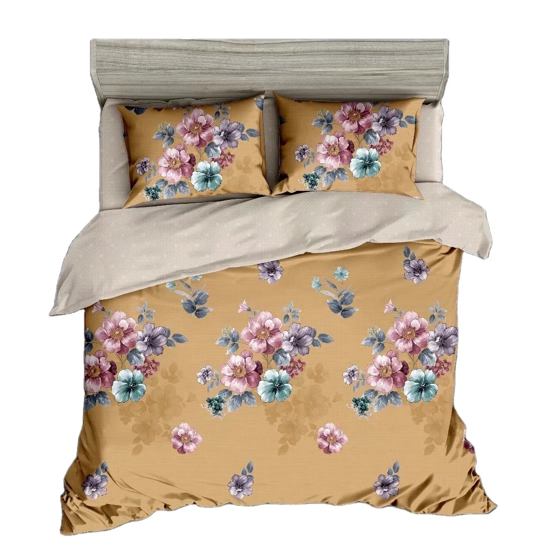 bed sheet curtain fabric disperse printing 100% polyester fabric for home textile bedding set pillow case