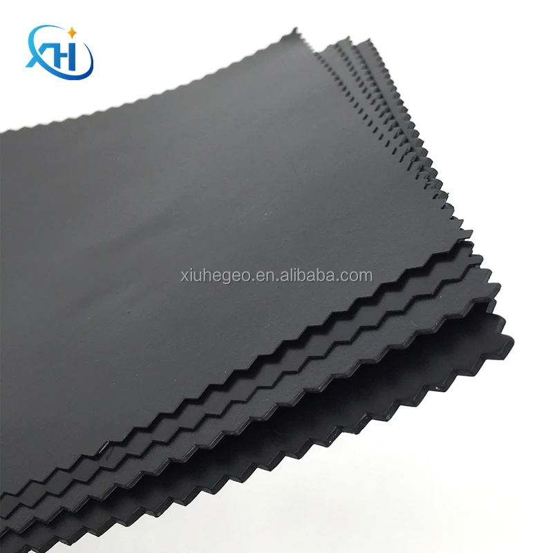 1 5 мм 2 черная геомембрана HDPE для свалки и аквакультуры антипросачивающаяся коррозионная стойкость