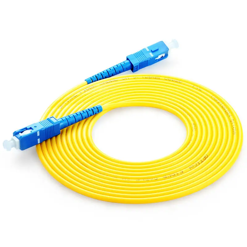 ZHEFAN Simplex Duplex Sc Lc Fc St Connector Jumper Lszh Fiber Optic Patch Cord 1 Core Ftth Drop Cable