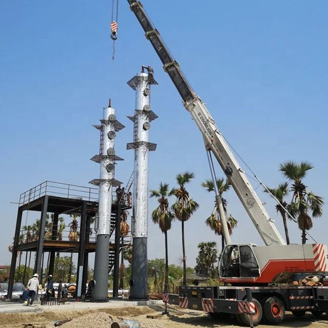 5-10Tons/day continuous mini refinery from crude oil to diesel oil