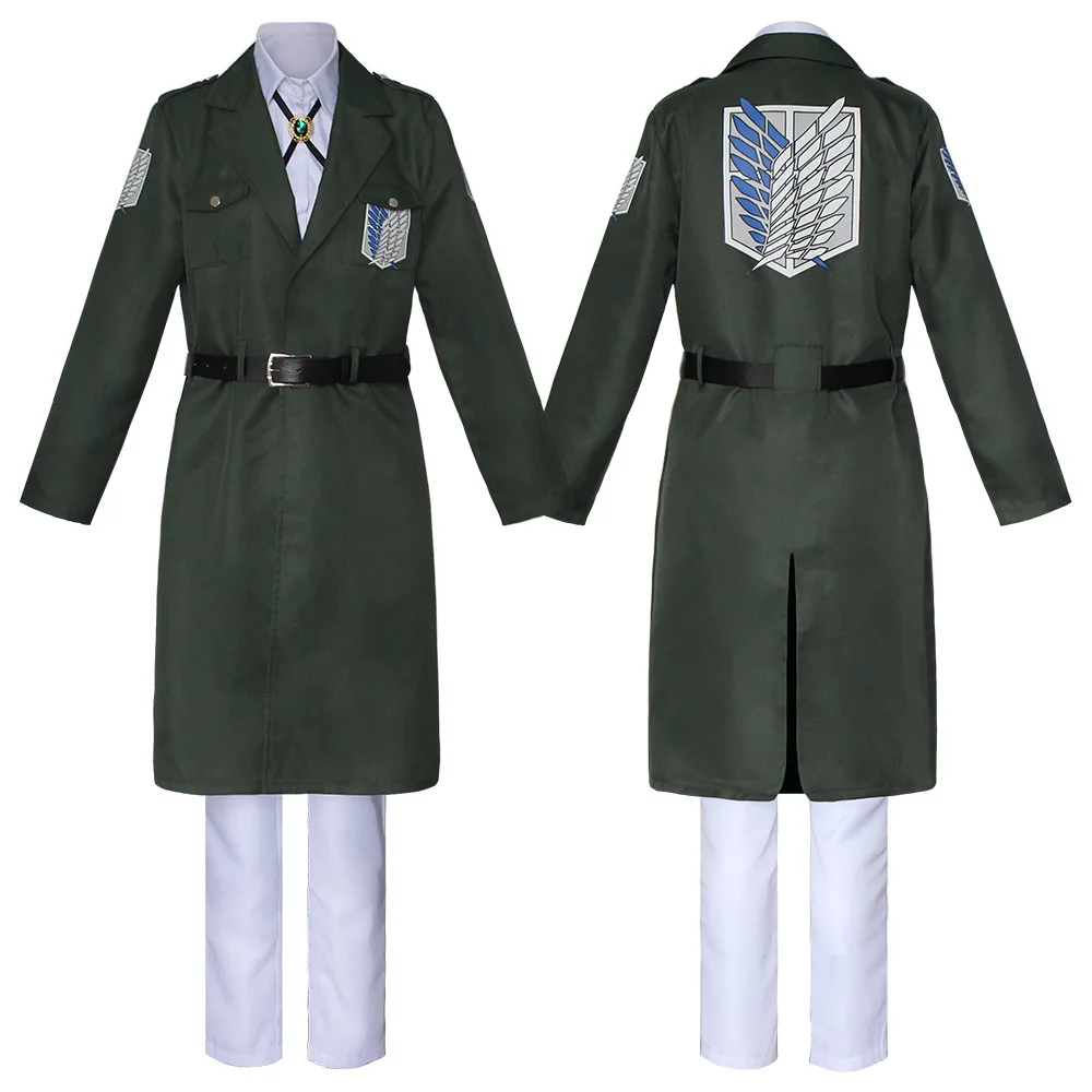 Attack on Titan Cosplay Investigation Corps Cloak Uniform Costumes for Women Men FCGD-011
