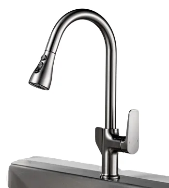 Kitchen Intelligent Digital Display Three Levels Water Extraction Pot Faucet