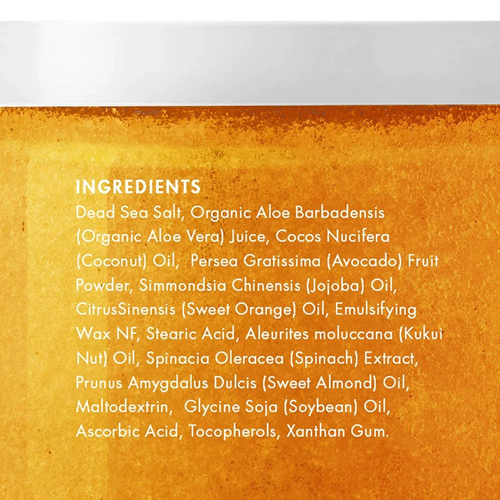 OEM / ODM customized 100% natural orange body and face moisturizing whitening Scrub Cream