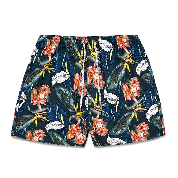 OEM Custom Beach Swim Trunks Sublimation Board Shorts For Mens Summer Wear Beach Shorts with pockets men Swim Shorts