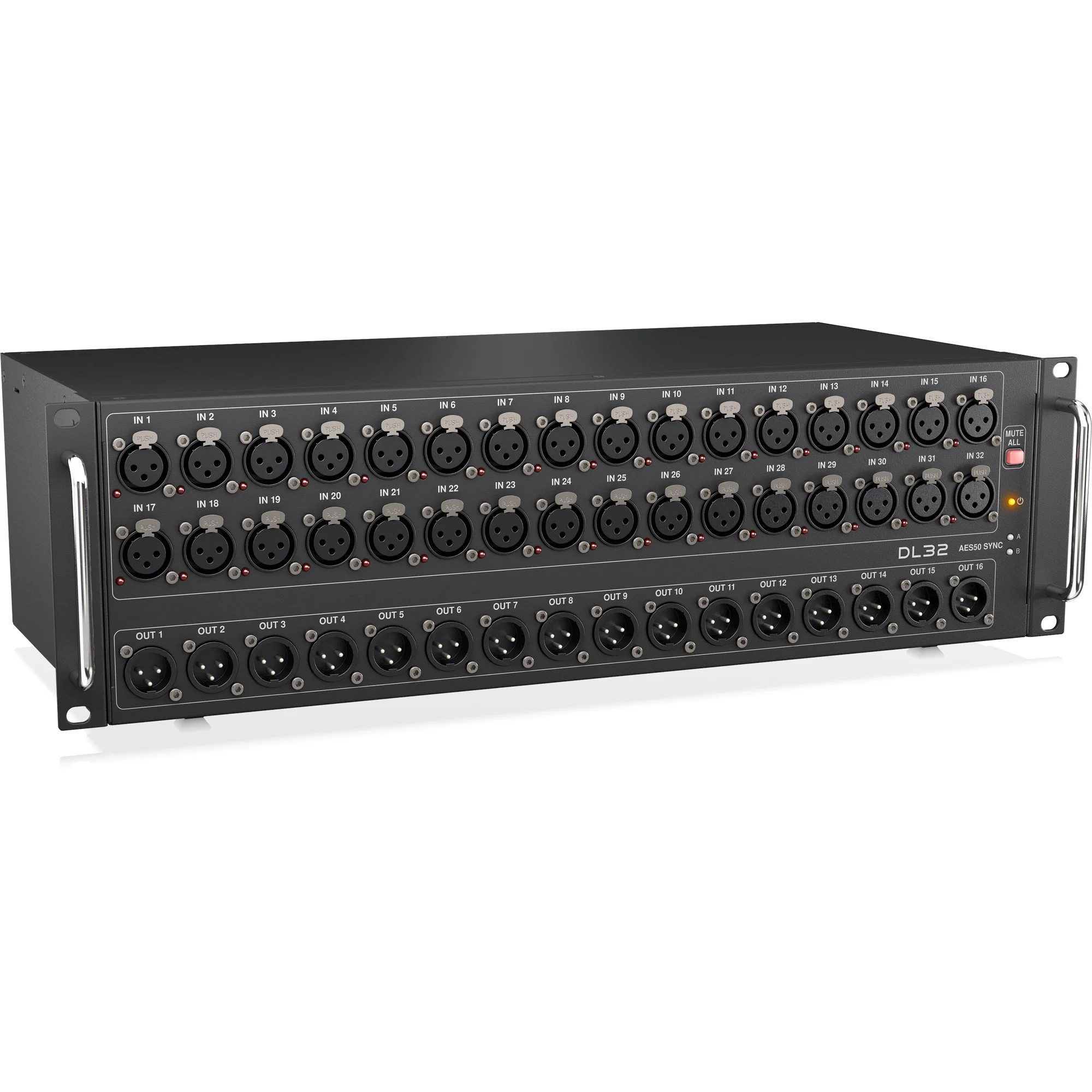DL32 32 Input 16 Output Stage Box with 32 Microphone Preamplifiers, ULTRANET and ADAT Interfaces