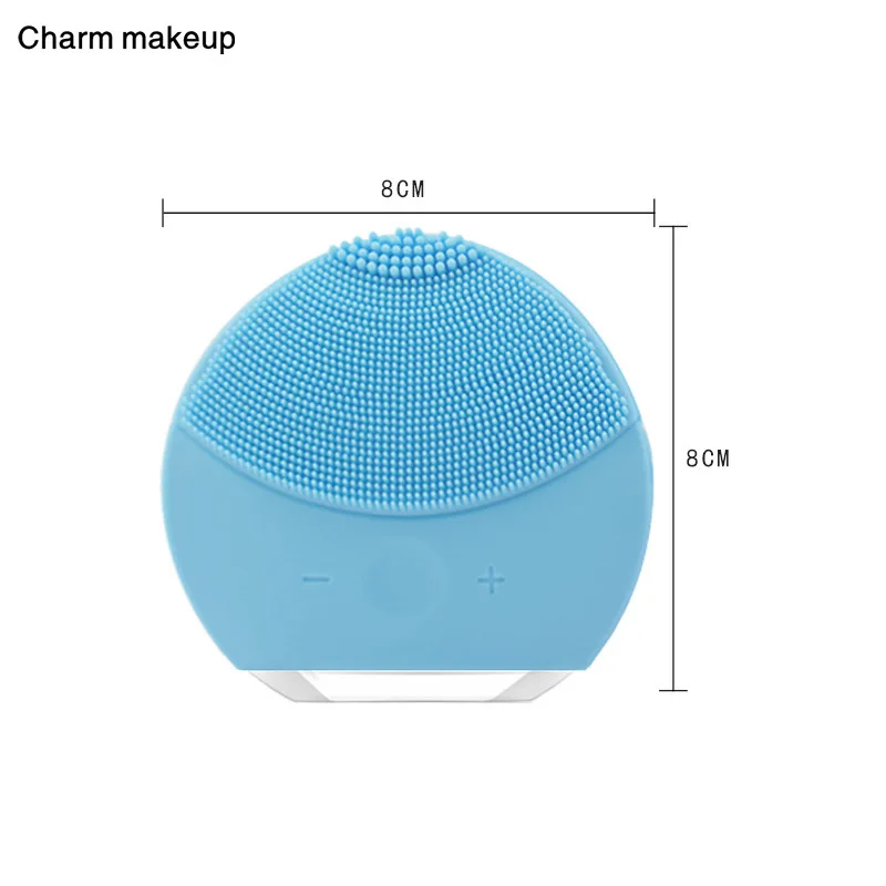 
Popular vibration facial cleaner brush USB rechargeable facial cleaning machine 