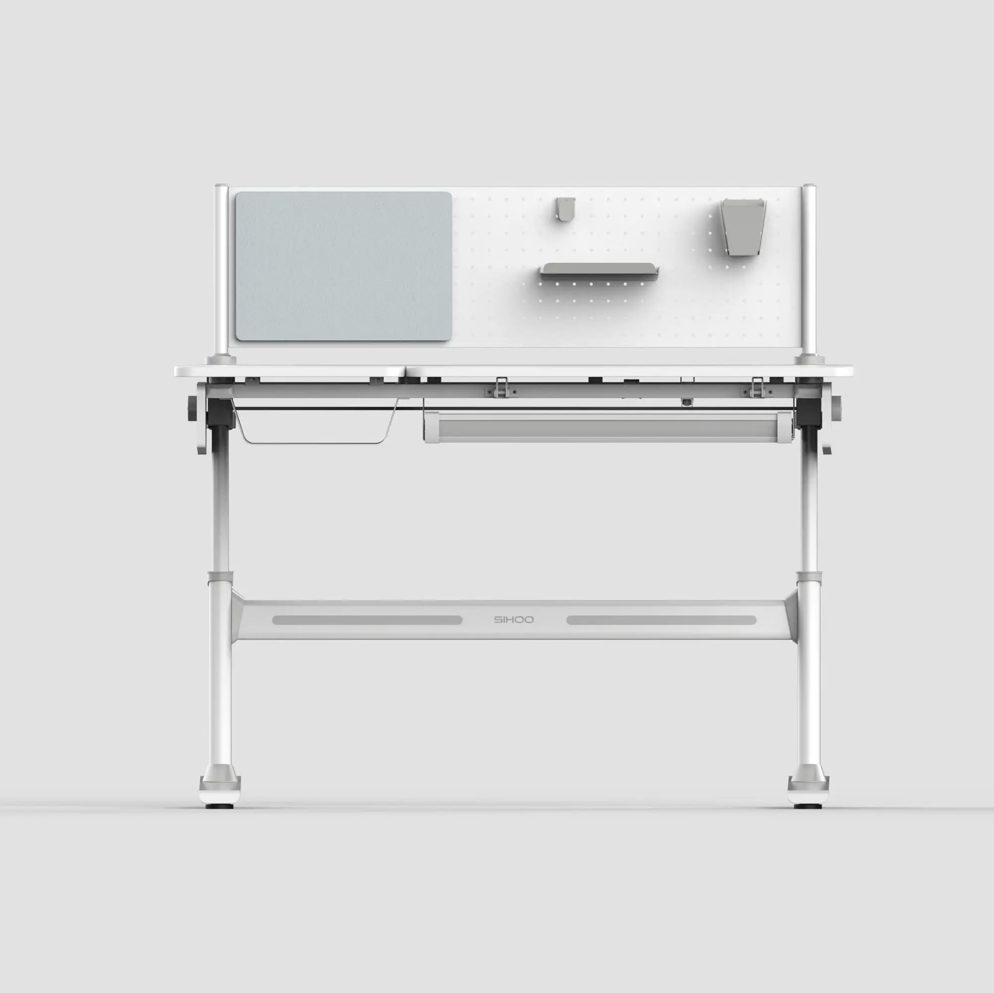 China Multifunctional surface height adjustable kids homework table study table and chair for children