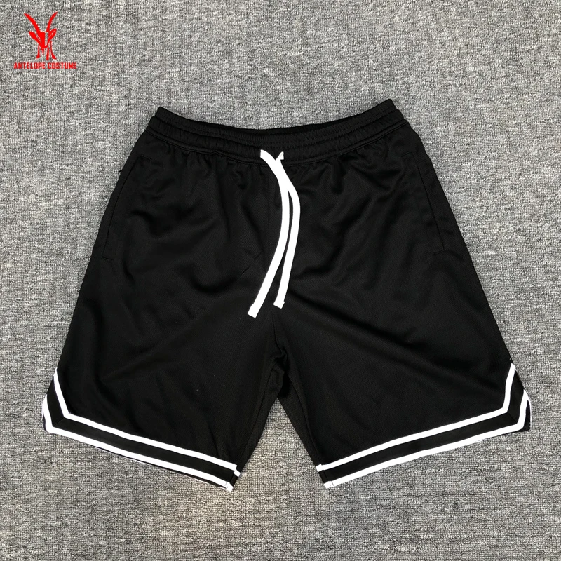 
Custom Number Name Summer Fitness Zipper Basketball Shorts With Pocket 