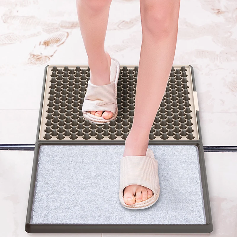 Disinfecting 3D clean floor mat remove dusty absorbing water