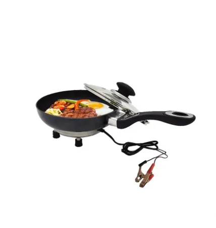 Wholesale 12v solar cooker non-stick coating pan dc solar frying pan