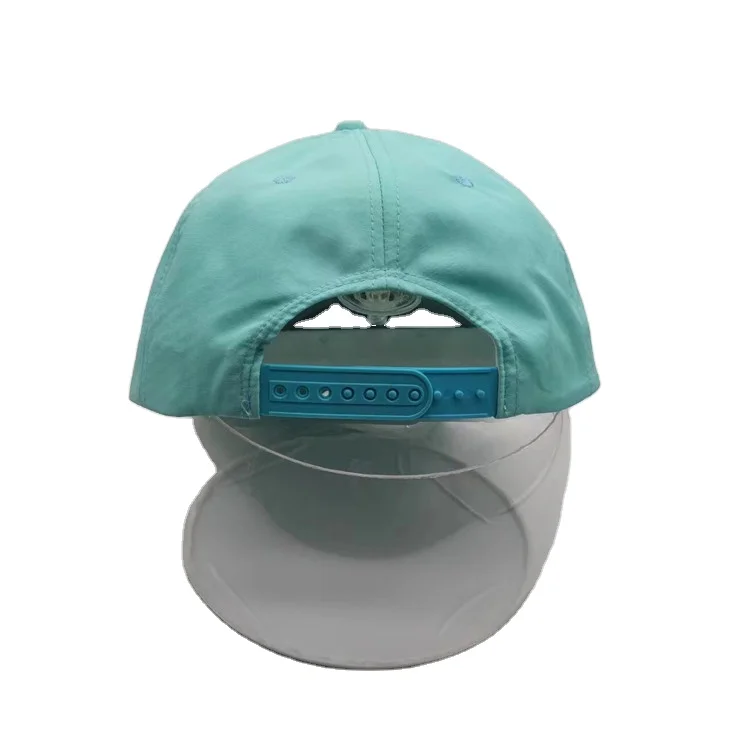 5 panels unstructured nylon waterproof flat brim snapback cap