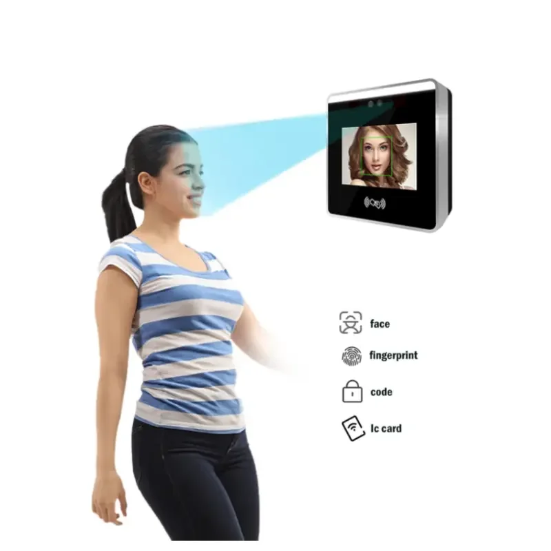 EBKN EN-K7 Mini device Dynamic  Face Recognition Attendance Without  Fingerprint Scanner Time Attendance Machine