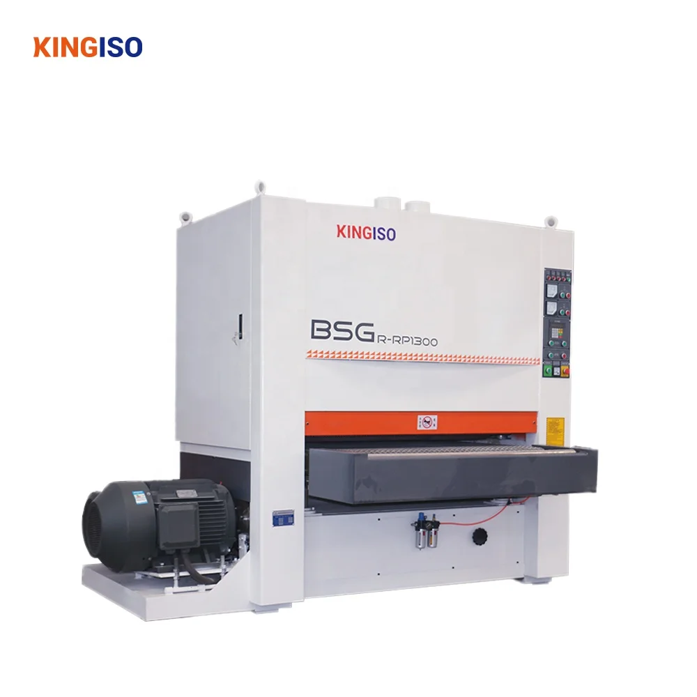 KINGISO Wide Belt Sander MSK1300R-RP Woodworking Sanding Machine