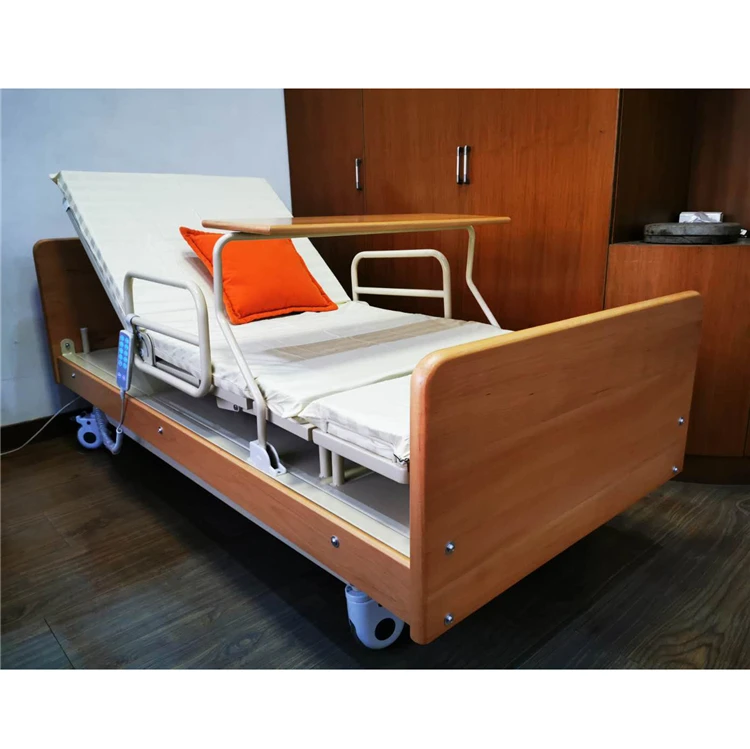 
Hospital Medical Home Electric Patient Rotating Flat Nursing Bed 