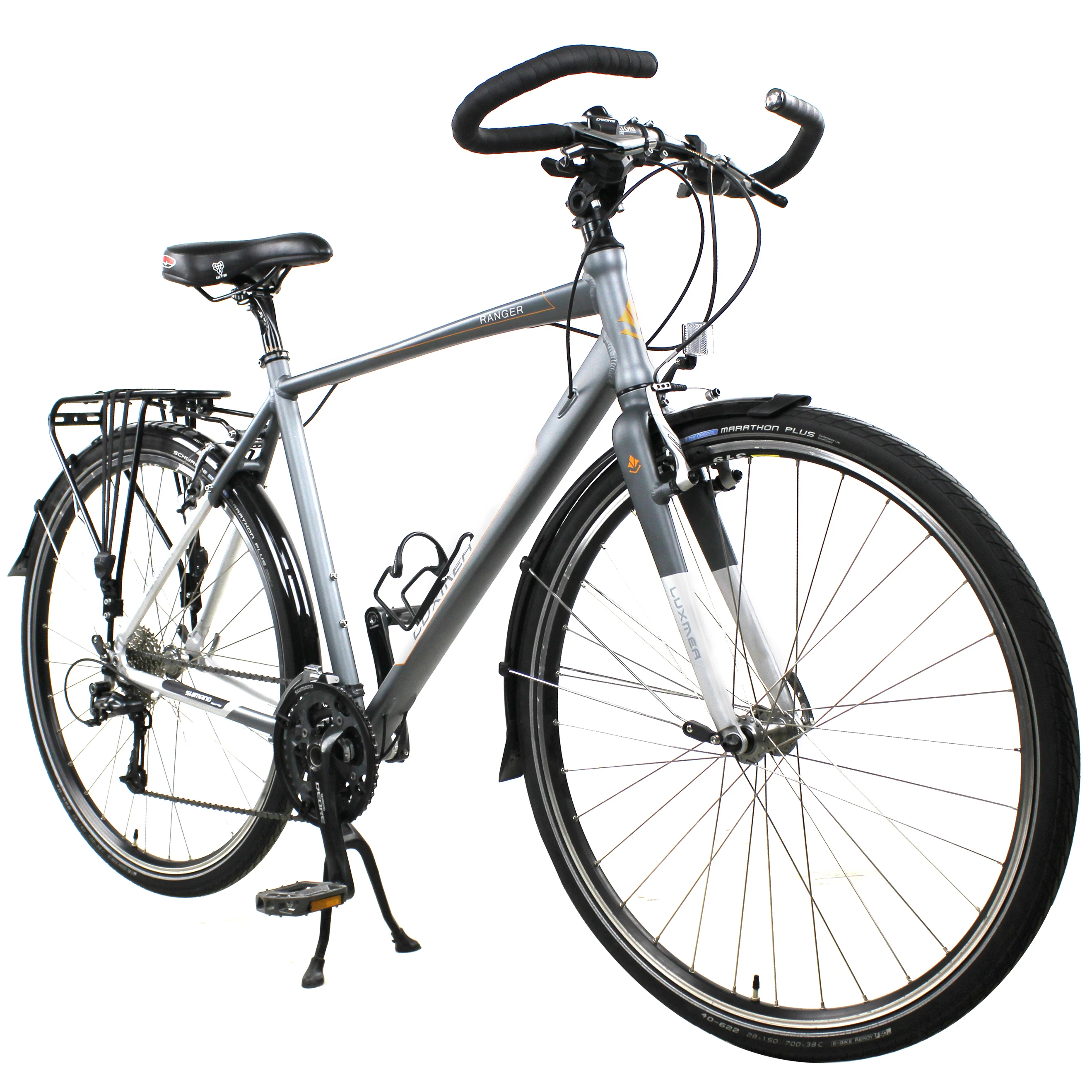 High quality 700c tires Adjustable butterfly handlebar aluminum frame touring bike for travel