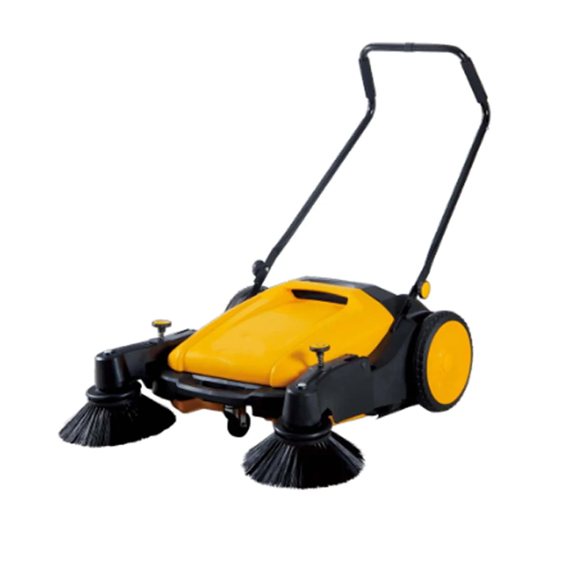 Road manual sweepers pushing floor electric sweeper for public/park/street sweeper
