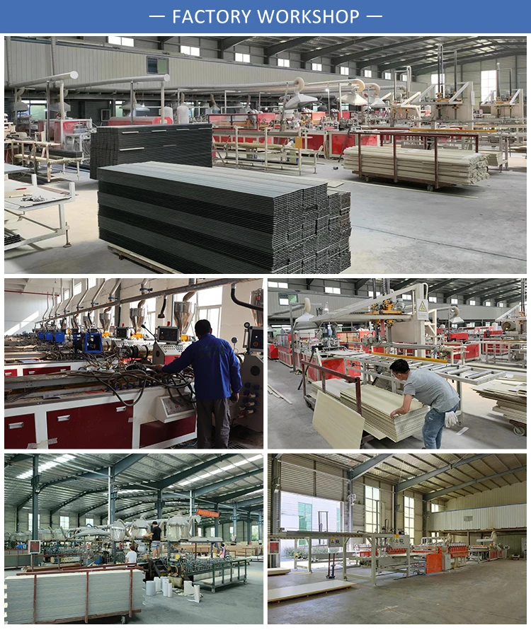 Pvc wpc wall panels interior decoration fluted wall panel wpc great wall panel Wood Plastic Composite building materials