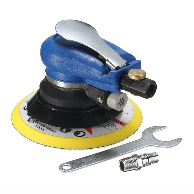 5 inch 6 Inches Self-vacuum Pneumatic Sander 150MM Air Sanding Machine Air Random Oribit Sander Pneumatic Grinder Tool