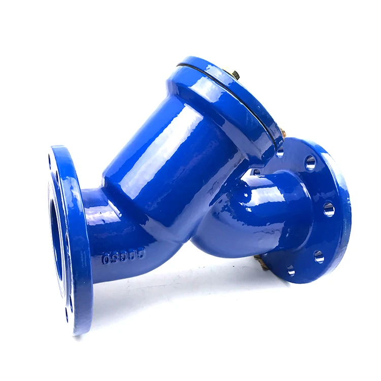 Ковкий чугун PN16 DN100 фланцевый Y-ситечко клапан DIN3202 F1 стандарт Y