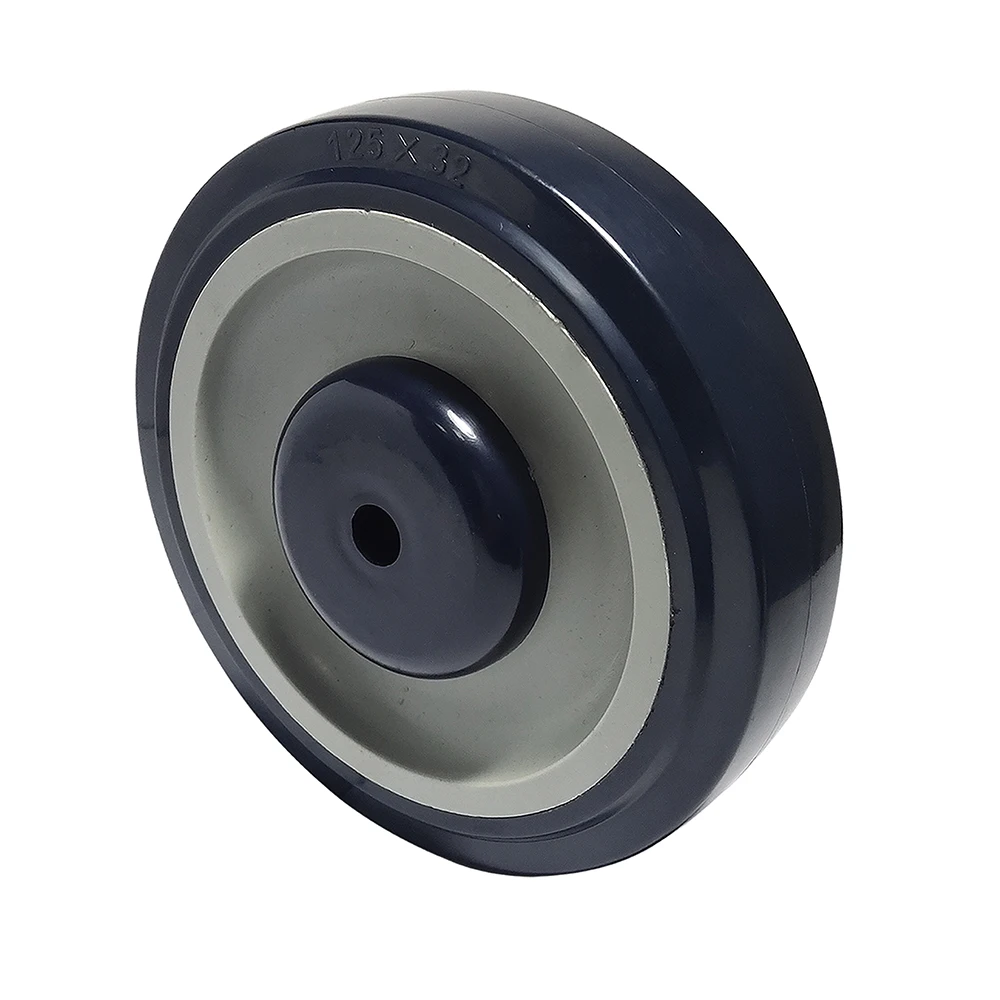 SQ Castor shopping cart PU caster wheel polyurethane Supermarket Trolley wheels