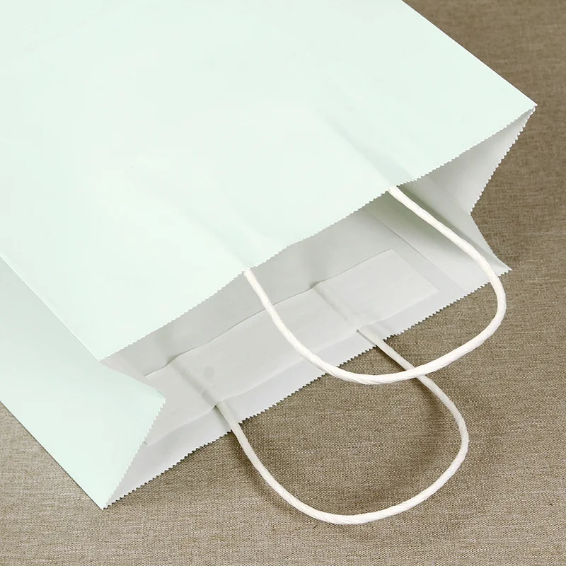 Cheapest recycled eco-friendly green Shopping Paper Hand Bag With Handles manufacturer china wholesale party bags paper