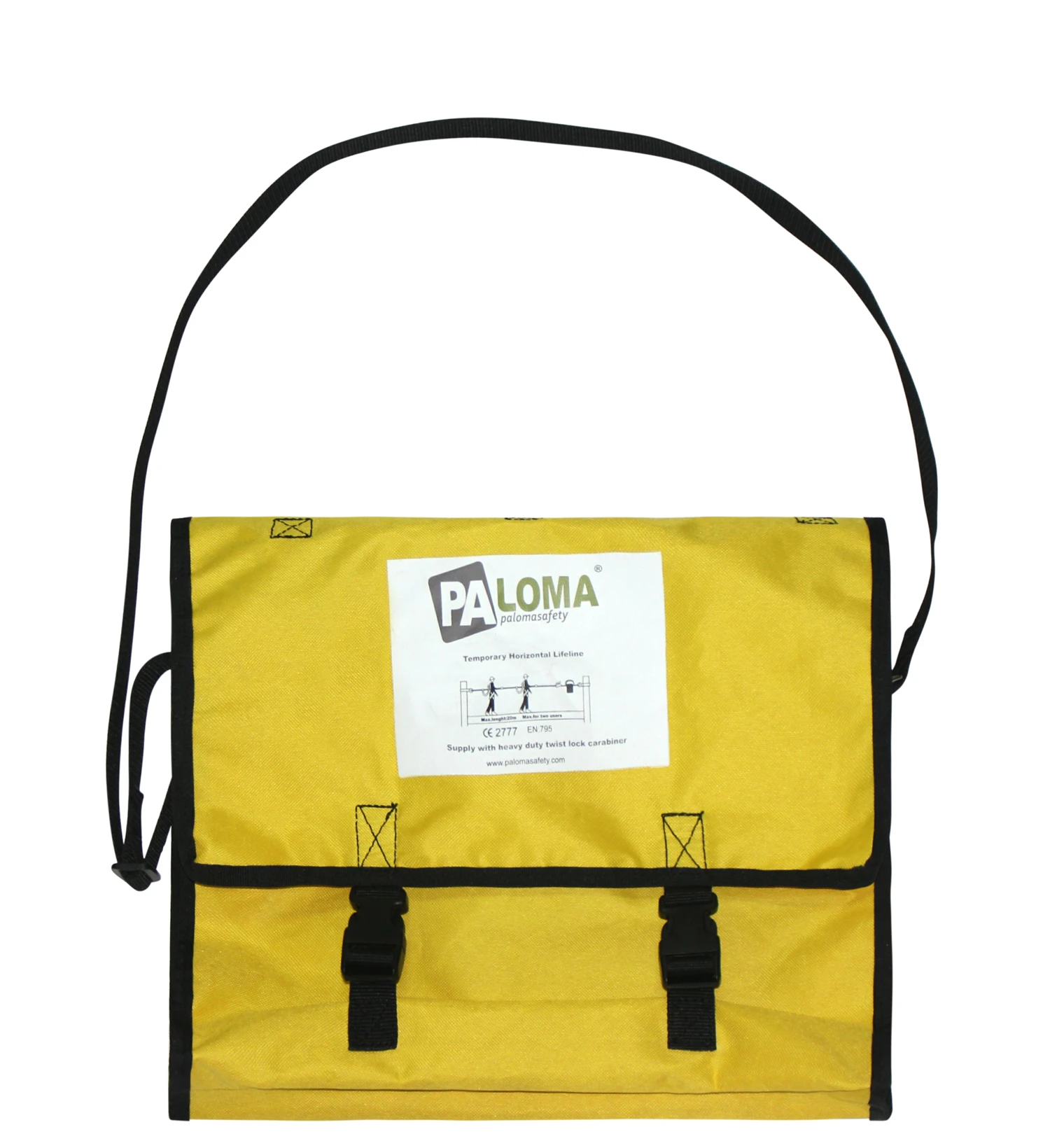 20M safety lifeline suitable for firefighting, water rescue, adventure Two-person horizontal lifeline