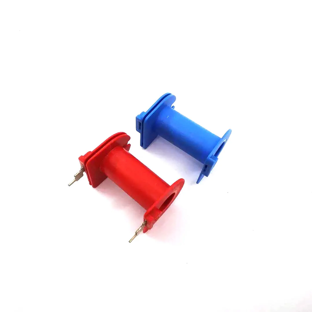 Производство Китай, литье под давлением, изготовление цветных пластиковых частей катушек под заказ