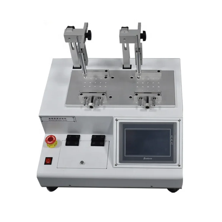 Touch screen Rubber Abrasion Tester Multi-functional Alcohol Abrasion Tester Wear Tester