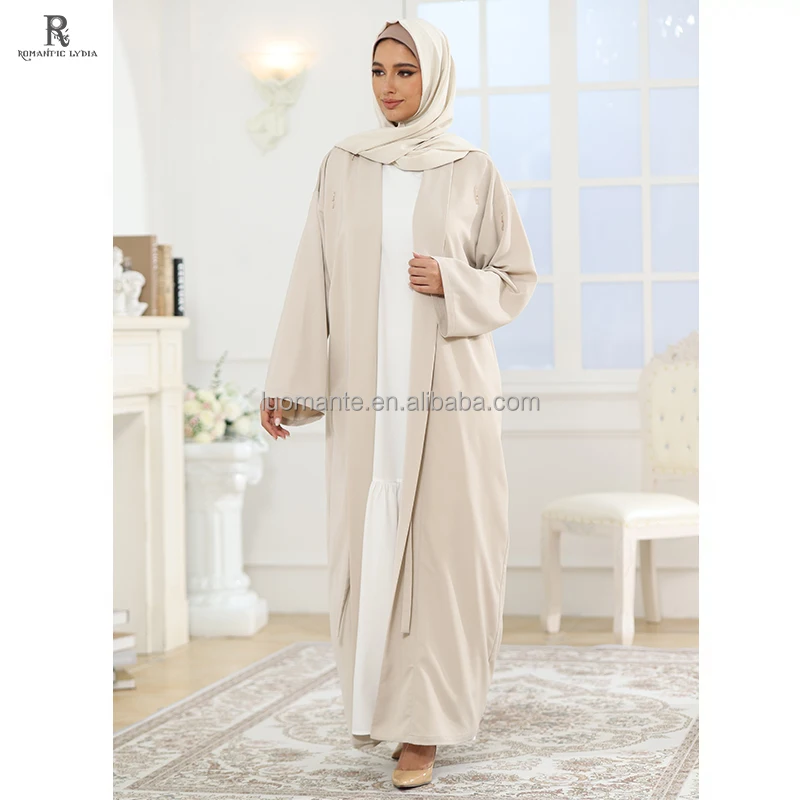 Abaya Manufacturer Custom Islamic Muslim turkish style abaya elegant Abaya with Beads