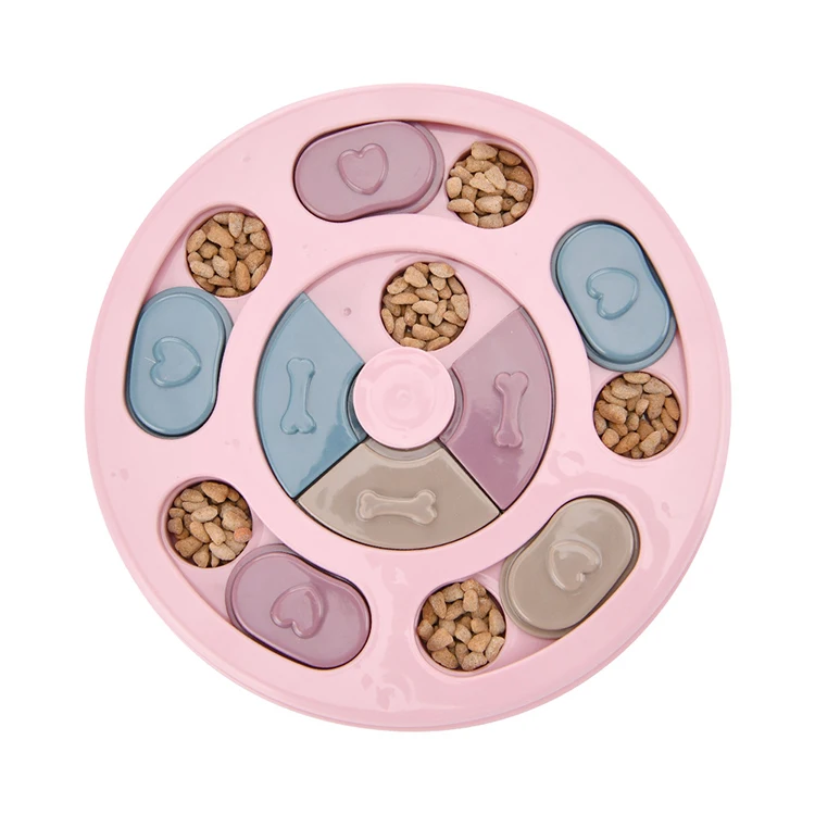 christmas dog toy Circular Reduce food intake slimming slow feeder dog christmas dog toy