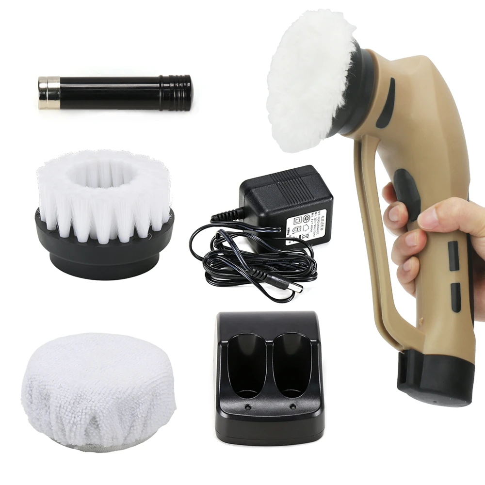 
Handheld Rechargeable Easy Control Shoe Polish,Portable Sofa Polisher Kit, Electric shoe brush 