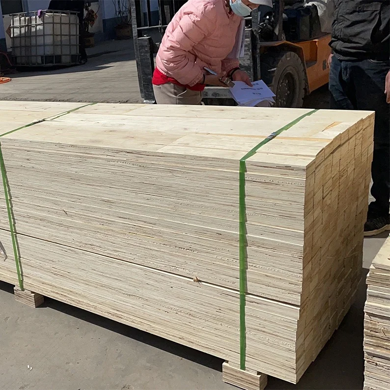 
Poplar Laminated Veneer Lumber Lvl Plywood For Pallets Packing 
