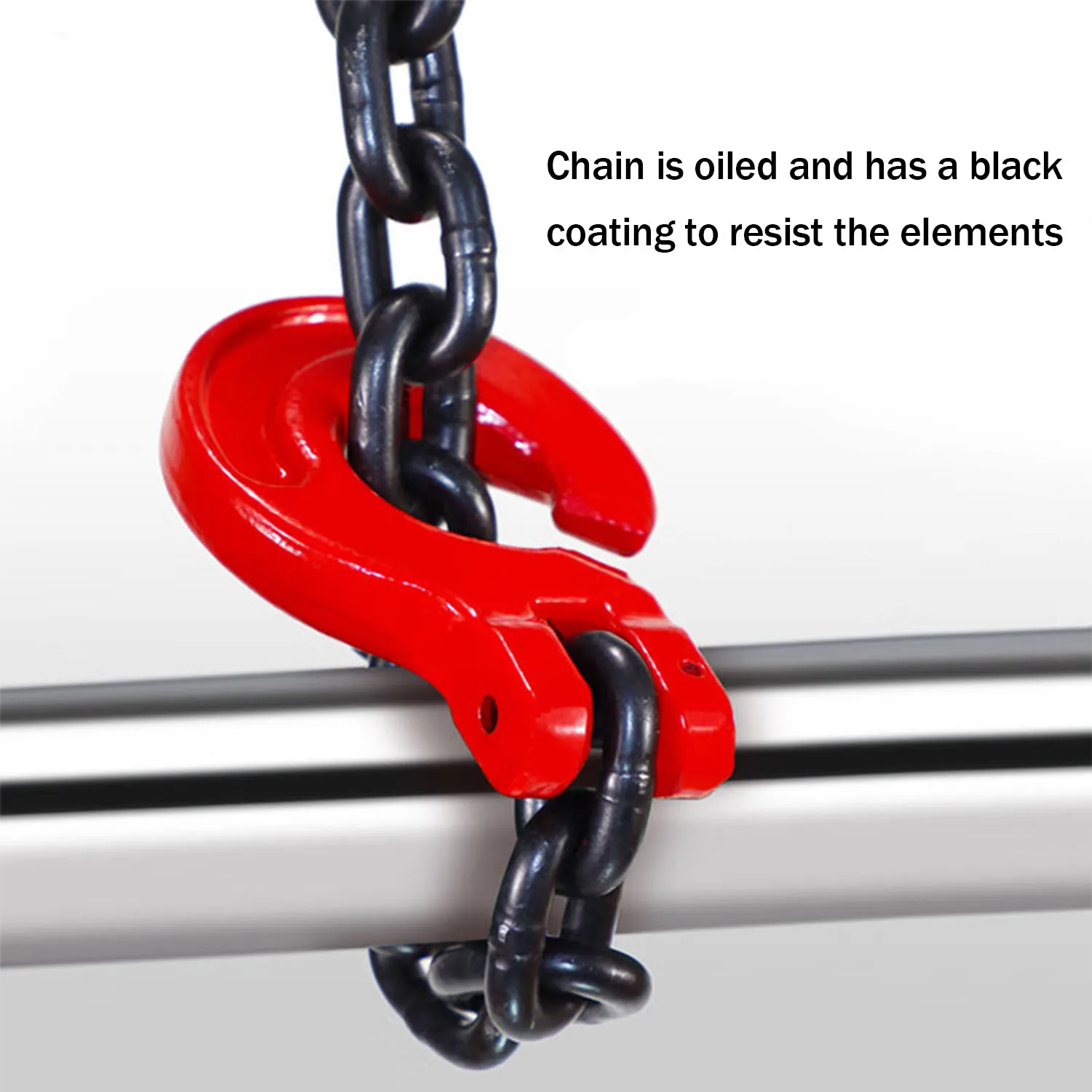 Clevis Sling Hook with Latch Four Legs G80 Alloy Steel Black Lifting Chain Sling