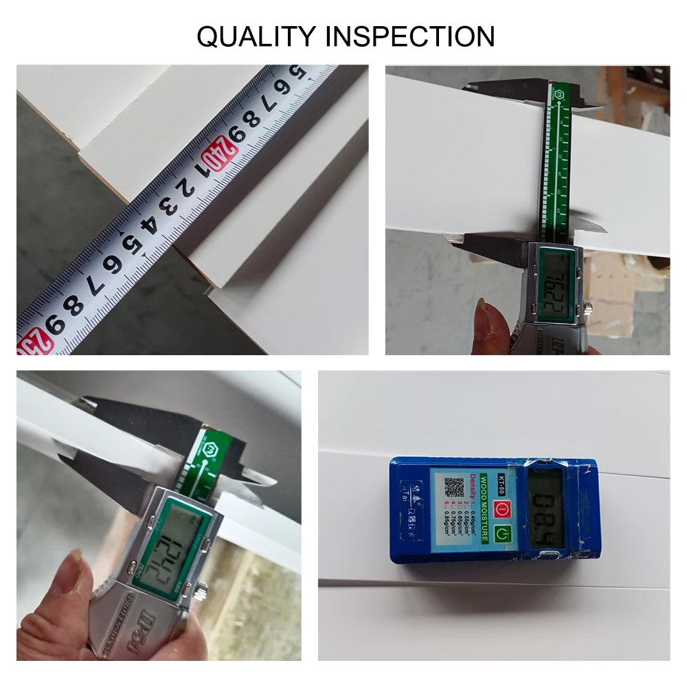 White Primed Casing Mdf Wood Pine Mouldings Waterproof Mouldings Interior Decoration Painted Mouldings