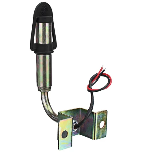 Amber Rotating Flashing Beacon Mounting Bracket DIN Pole Tractor Mounting Flexible Rod