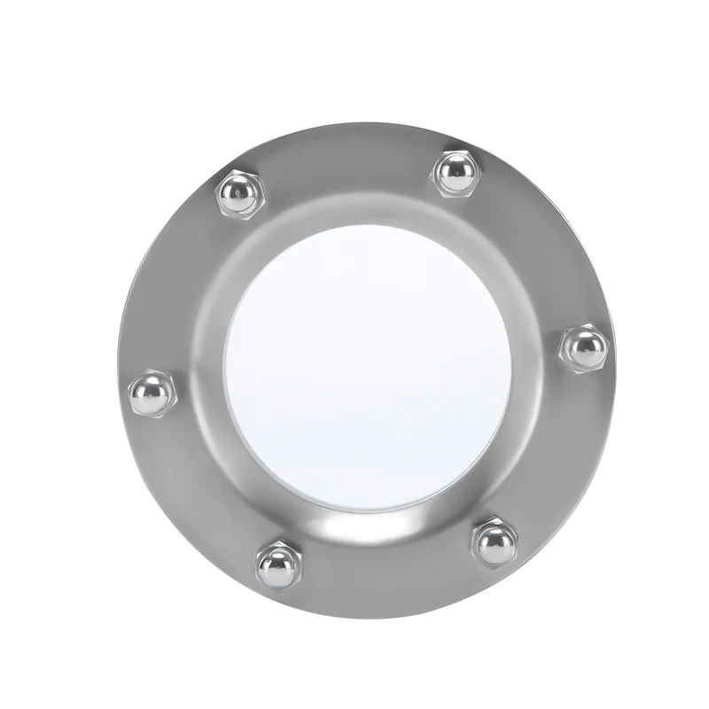 CNJS high pressure stainless steel ss304 ss316l sanitary tubular circular flanged Sight glass