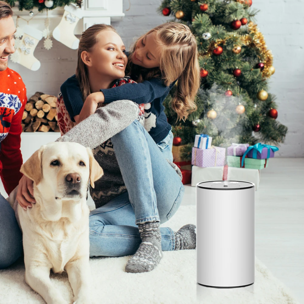 Small Luxury Perfume Smart Aluminum Alloy Scented Waterless  Air Freshener Aromatherapy Scent Car Essential Oil Aroma Diffuser