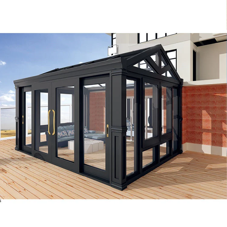 DTOP NFRC CE ROHS outdoor backyard greenhouse commercial Conservatory House Garden Outdoor For Garden House