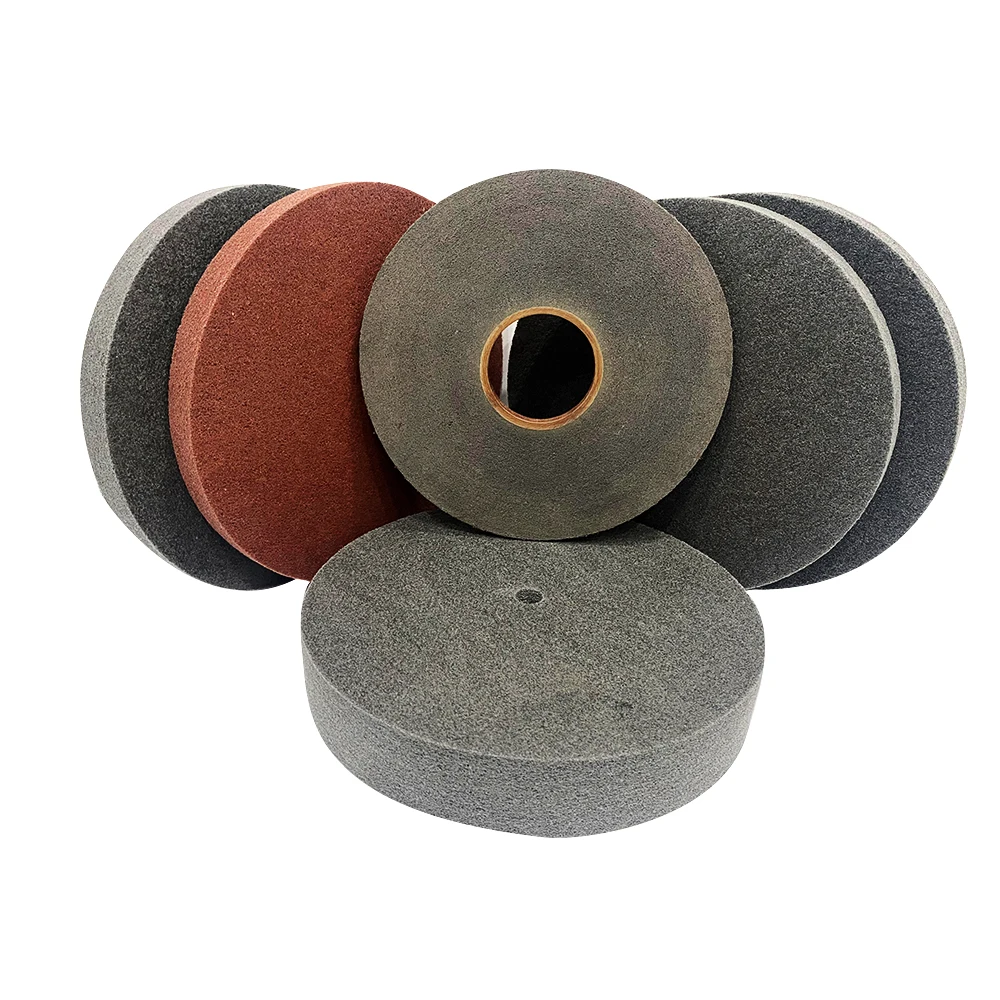 Nylon Buffing Wheel Non Woven Polishing Wheel For Metal Abrasive Silicon Carbide Grinding Wheel