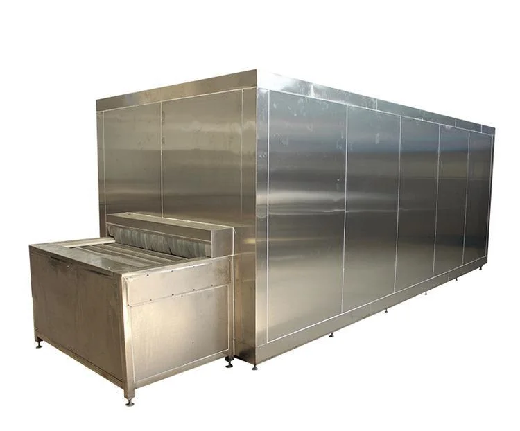 1000kg/h fish fast freezing machine/squid IQF quick blast freezer/tunnel freezer