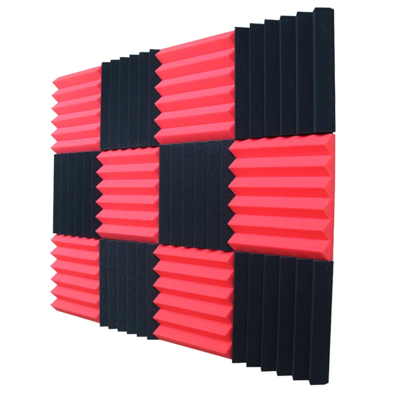 Sound insulation cotton triangular groove sound-absorbing cotton self-adhesive wall indoor flame retardant