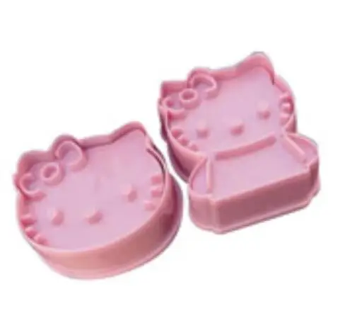 3D Spring stamper-hello kitty clay modeling tool for kids