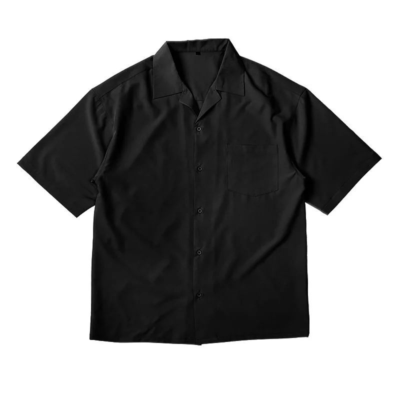 custom logo mens casual silk beach summer retro bowling shirt black fishing graphic button up screen print work shirts