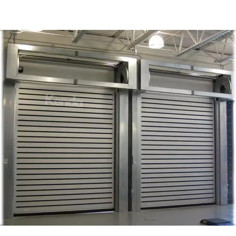 Hot Sale Fire Rated Rolling Door Steel Shutter Anti Fire Steel Industrial Warehouse Rolling Doors Fireproof Roller Door
