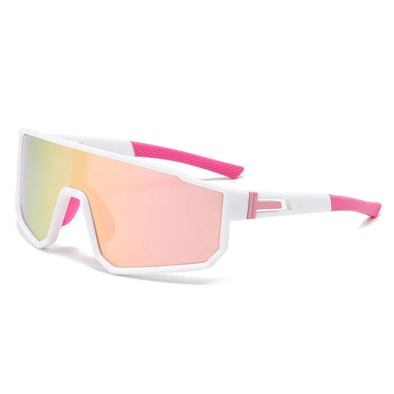 New Fashion Cross-Border Polarized Sunglasses for Men and Women One-Piece Outdoor Riding Sports Glasses for Cycling