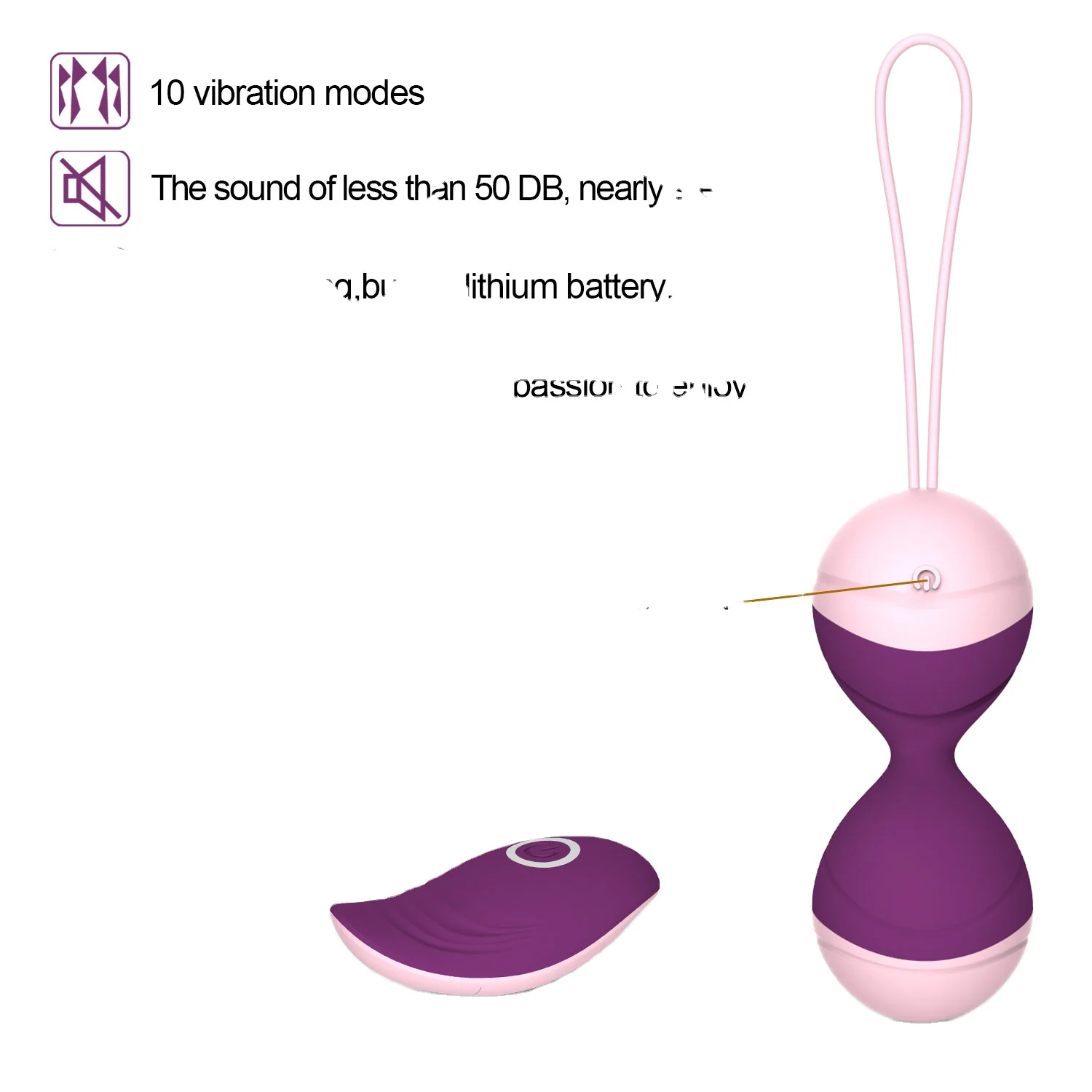 
Ben Wa Balls Kegel Balls Exercise Kit Premium 3 Balls 10 Modes for Beginners and Advanced Exercisers adult toys 