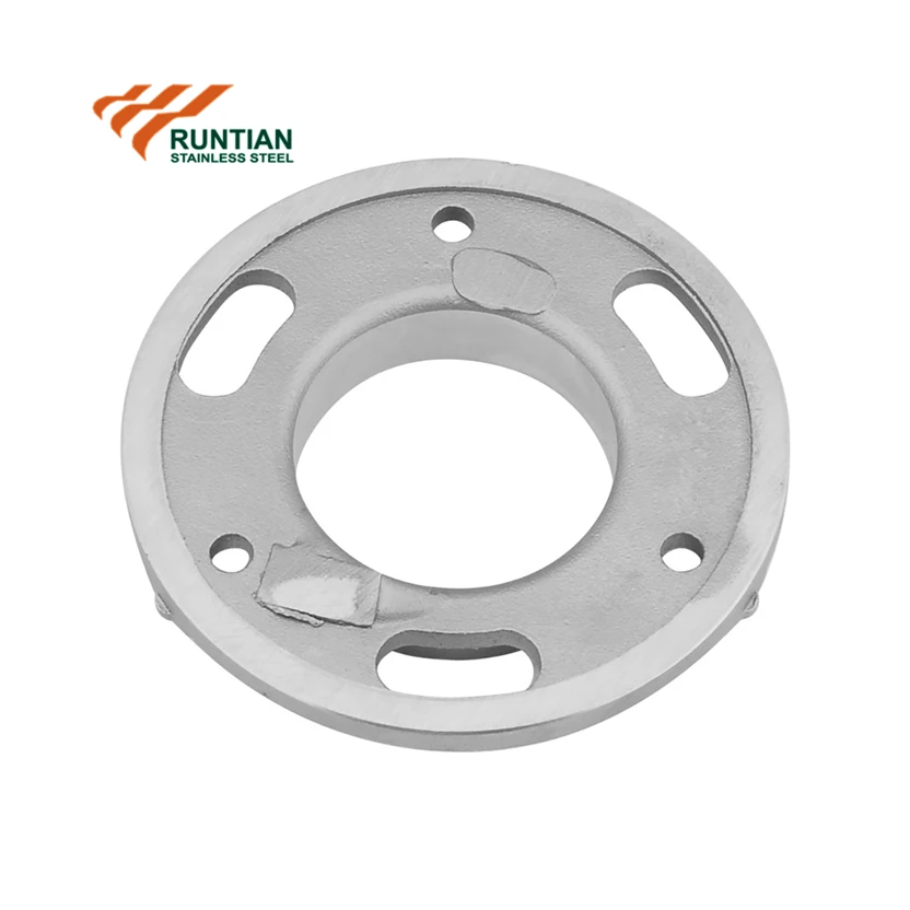 Factory price stainless steel balcony railing balustrade base plate for ss railing post